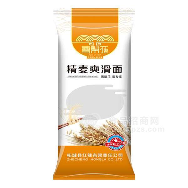 雪梨花精麥爽滑面 掛面 面條900g