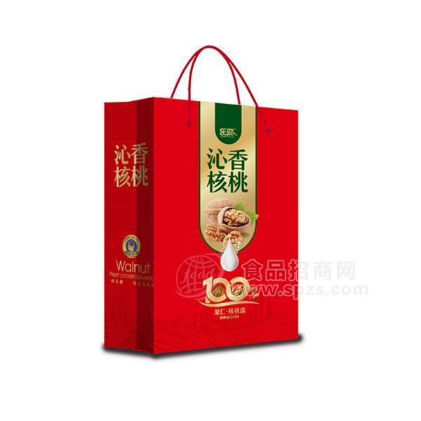 樂(lè)路 果仁核桃露 沁香核桃 植物蛋白飲品手提禮盒裝  中秋送禮佳品