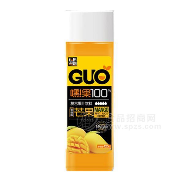 乐路 嘿果100 芒果汁 芒果复合果汁饮料新品招商420ml 