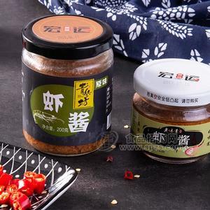 宏運(yùn)食品 蝦醬海鮮醬 青島特產(chǎn)新品上市火熱招商100g