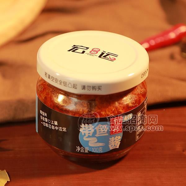 ·青参坊带鱼酱 海鲜酱 调味品酱类100g 