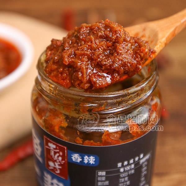 ·青参坊香辣带鱼酱海鲜酱 调味品招商200g 