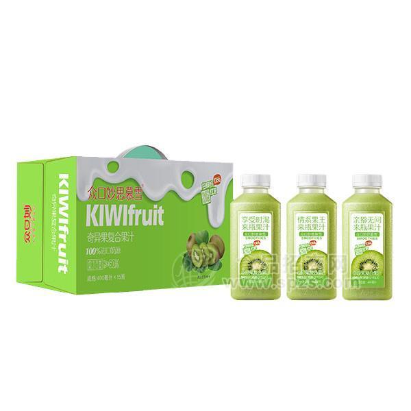 众口妙思慕雪 奇异果复合果汁饮料400mlx15瓶
