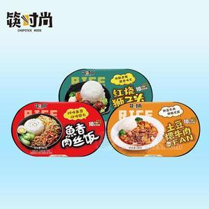 筷時尚 紅燒獅子頭 魚香肉絲飯  土豆煨牛肉 自熱米飯 方便食品 380g