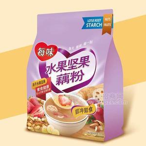 每味 水果堅(jiān)果藕粉 沖調(diào)食品 420g