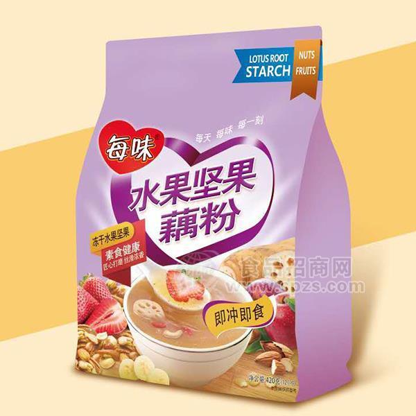 ·每味 水果坚果藕粉 冲调食品 420g 