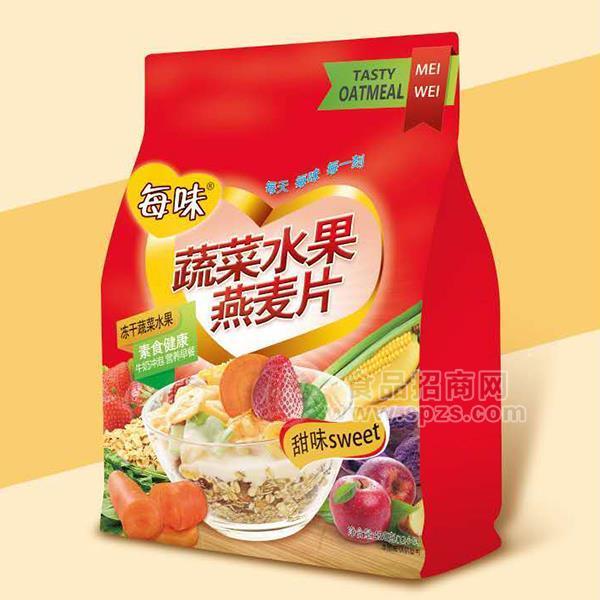 ·每味 甜味蔬菜水果燕麦片  冲调食品420g 