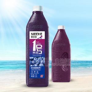 喜多客 新加坡藍莓復合果汁飲料招商 藍莓枸杞蘋果飲料1.25L