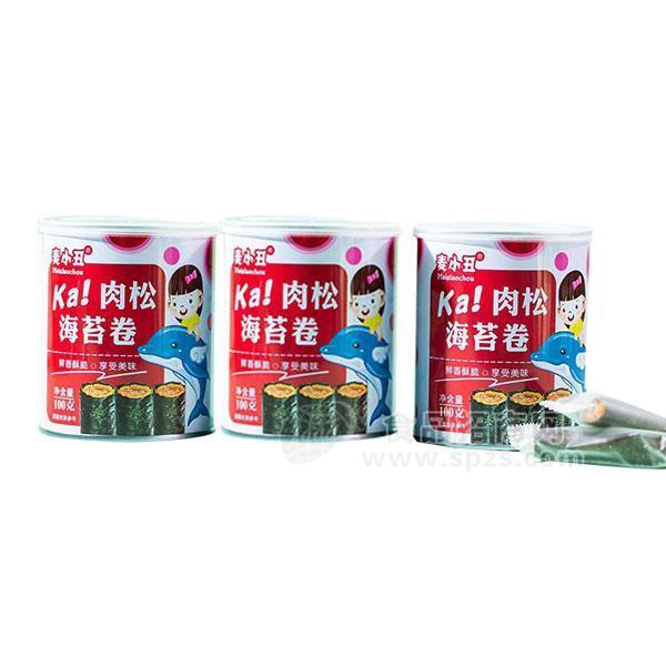 夹心海苔脆，海苔肉松卷。OEM代加工服务。