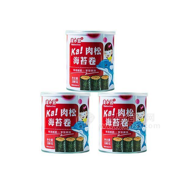 麥小丑罐裝肉松海苔卷 休閑零食 新品招商廠家直銷100g