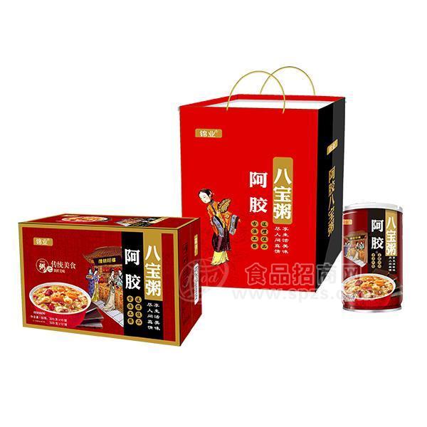 锦业阿胶八宝粥 方便食品礼袋装 礼盒装