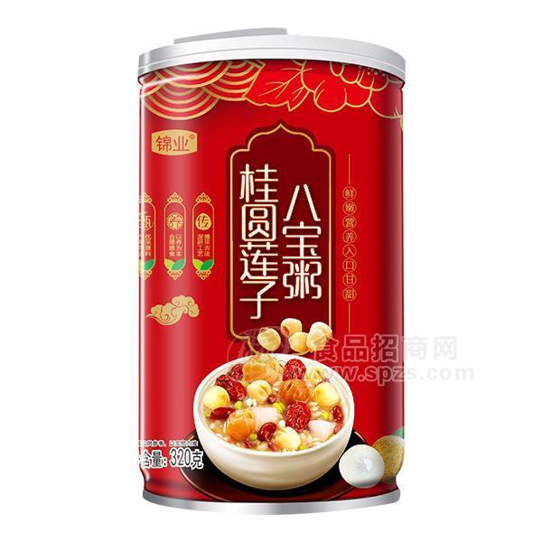锦业桂圆莲子八宝粥 方便食品320g