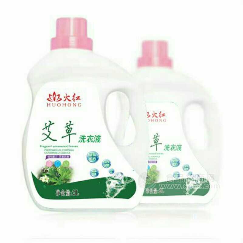 火红 艾草洗衣液 2L