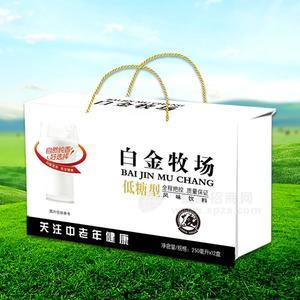白金牧場低糖型 風(fēng)味飲料250mlx12盒禮盒裝