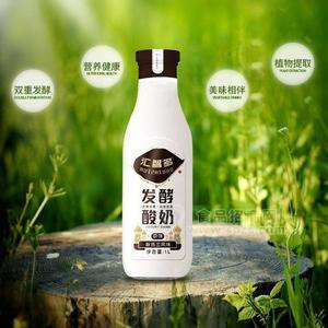 匯智多原味發(fā)酵酸奶 新西蘭風(fēng)味 玻璃瓶裝招商1L