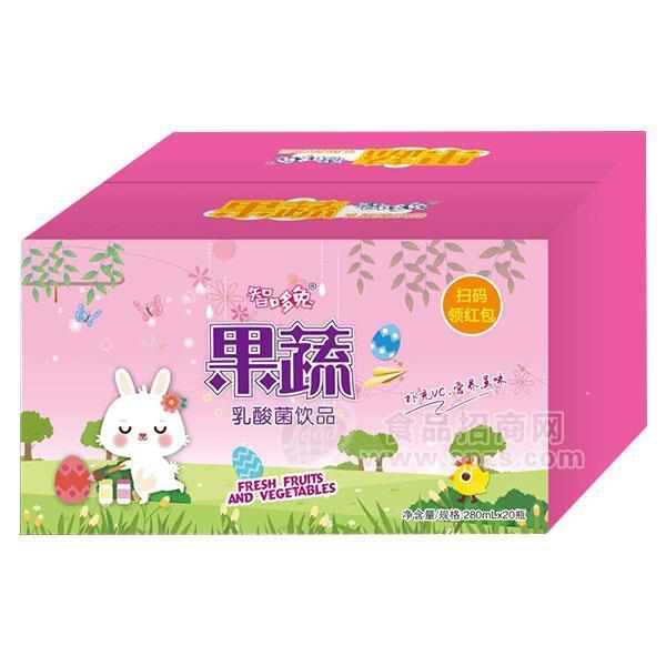 智哆兔果蔬乳酸菌飲品 280mlx20瓶