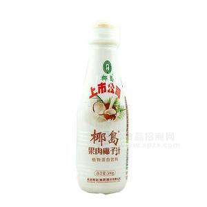 椰岛果肉椰汁 植物蛋白饮料500g好喝的椰汁 果粒椰汁