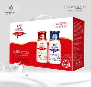 歐慕斯 發(fā)酵酸奶飲品 320g 瓶裝  禮盒裝 進(jìn)口奶源 老酸奶