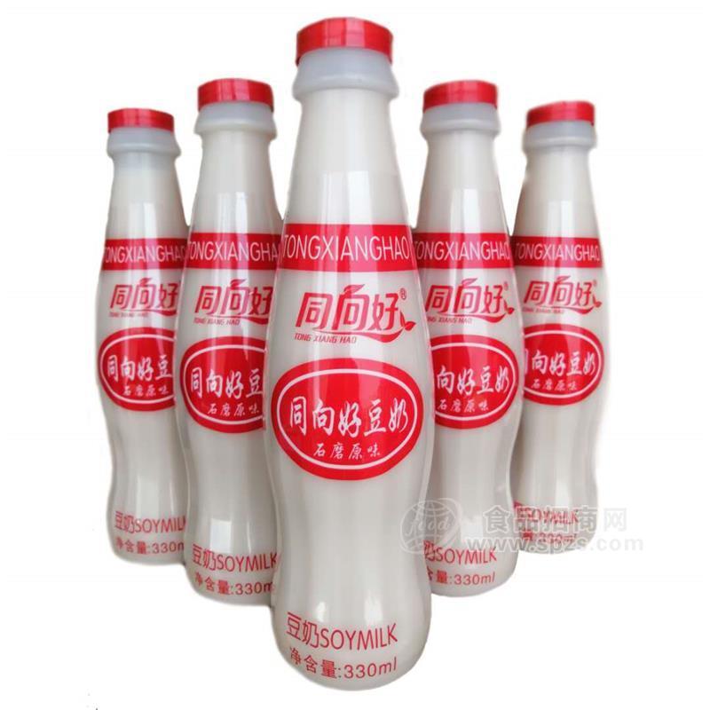 同向好豆奶 石磨原味  330ml*24瓶  植物蛋白飲料招商