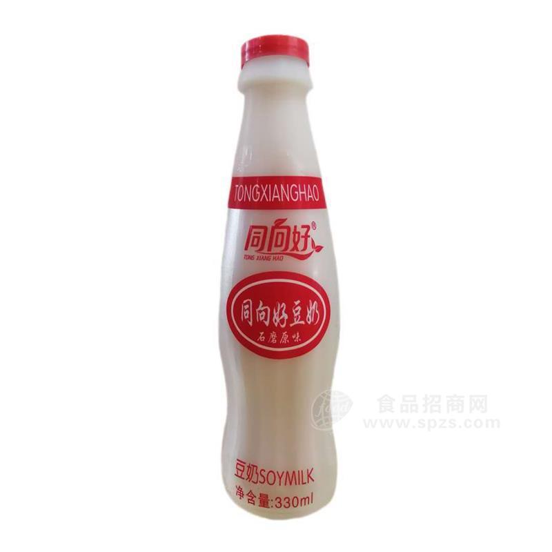 同向好豆奶 石磨原味 330ml*24瓶  植物蛋白飲料招商