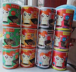 儿童零食夹心海苔脆南瓜芝麻巴达木核桃多种口味