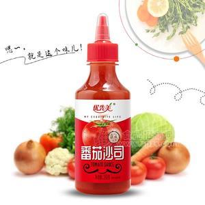 优先美番茄沙司调味品瓶装酱类280g