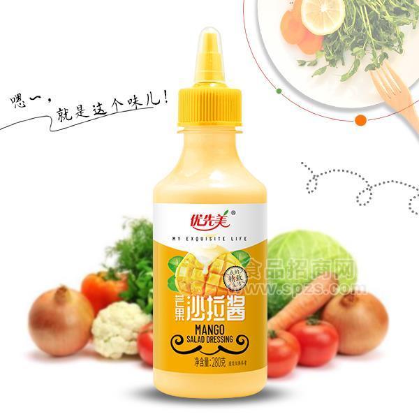 优先美芒果沙拉酱 酱类 瓶装280g