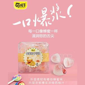萌孩子蜂蜜柚子软糖爆浆 糖果102g