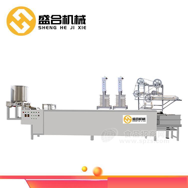 濮阳豆腐皮切丝机小型 生产豆腐皮机器全自动