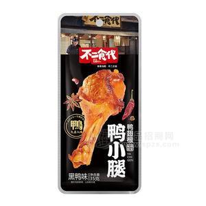不二食代火爆系列鴨小腿黑鴨味鴨翅根 休閑食品35g