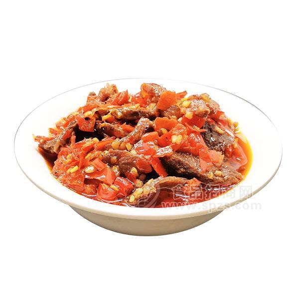 ·唐恰恰香辣牛肉酱 半固态调味品 实物图 