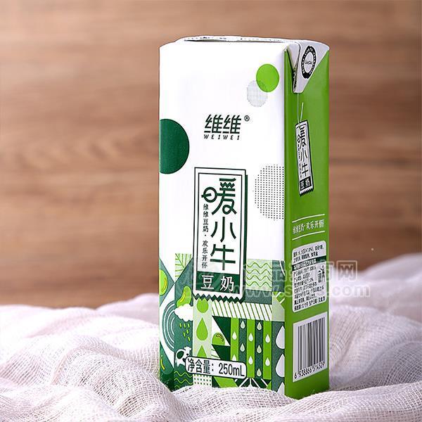 維維暖小牛 豆奶 植物蛋白飲品 植物飲料新品招商250ml