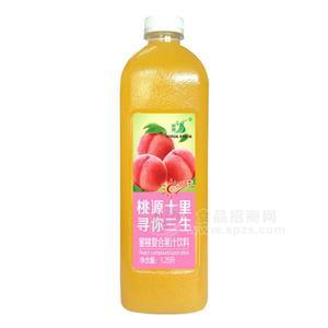 九州華洋蜜桃復(fù)合果汁飲料 1.25L