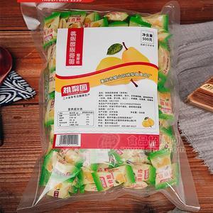 桃梨園 梨膏糖 薄荷味糖果 袋裝小糖果招商500g