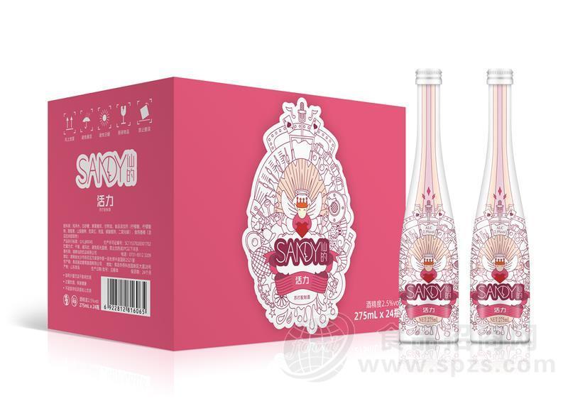 仙的275ml小精灵系列 活力 苏打配制酒