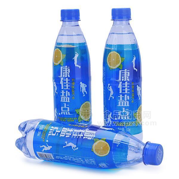 康佳盐点  柠檬味盐汽水 风味饮料 500ml
