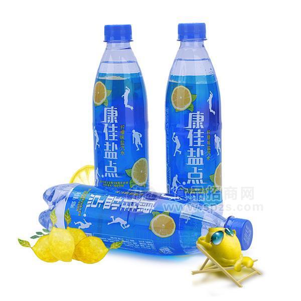 康佳盐点 柠檬味盐汽水 风味饮料 500ml