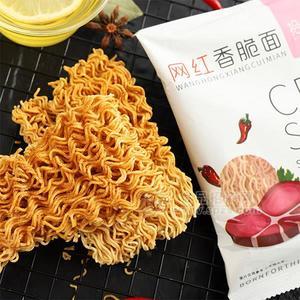 拾光悠味 川辣牛肉味網(wǎng)紅香脆面  方便面 方便食品 55g