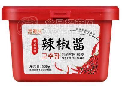 盛源來 【辣醬醬】 500g*20盒 整箱招商