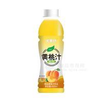 優(yōu)果樹黃桃汁 果粒黃桃汁飲品450ml