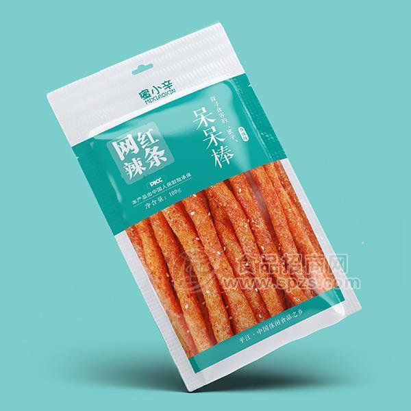 蜜小辛 呆呆棒 網(wǎng)紅辣條 香辣味 休閑麻辣食品 100g