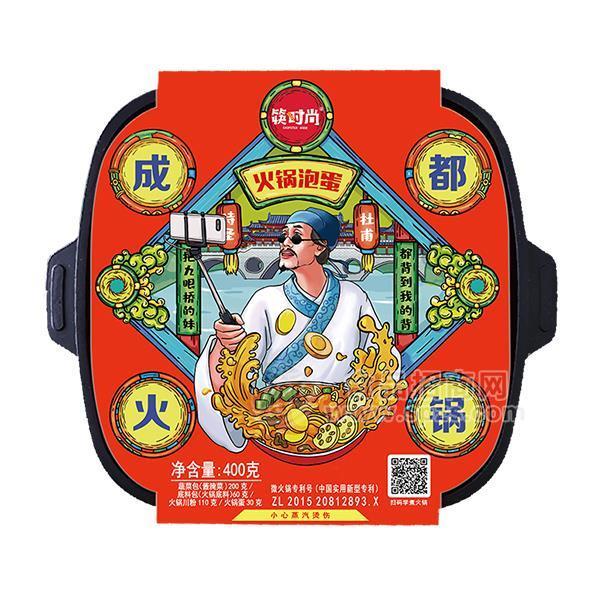 筷時(shí)尚 火鍋泡蛋 自熱火鍋  方便食品  400g