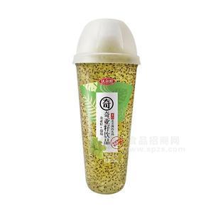 沃尔旺 奇亚籽+葡萄奇亚籽饮品 果汁饮料 杯装果汁饮料招商 520ml