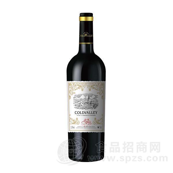 法国coldvalley冷谷卡宜利斯干红葡萄酒 招商
