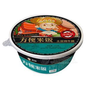 沖泡型 方便米飯  土豆燒牛腩方便米飯  新品招商273g