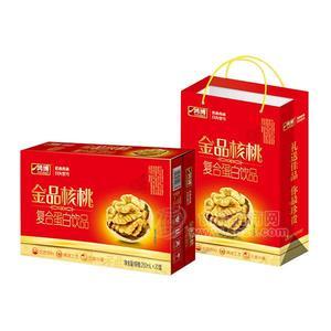 鴻博金品核桃乳 復(fù)合蛋白飲品新品招商250mlx20盒