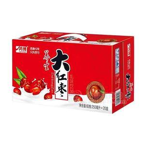 鴻博養(yǎng)生大紅棗乳味飲品 紅棗味乳飲料新品招商250mlx20盒