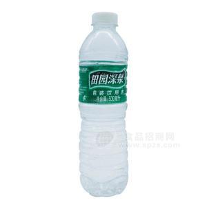 田园深泉包装饮用水 瓶装饮用水招商 瓶装水加盟代理530ml