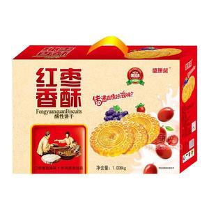 盛康馨红枣香酥 酥性饼干 烘焙食品1.008kg