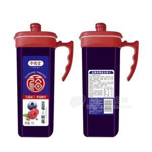 令德堂 藍莓樹莓 復合果汁飲料 1.5L